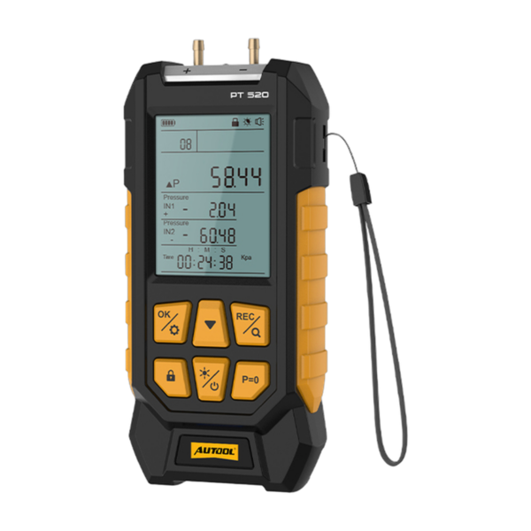 เครื่องวัดแรงดันต่างแบบดิจิทัล 200 kPa AUTOOL PT520